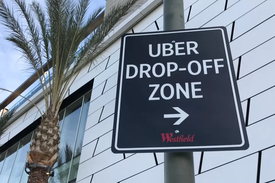 Westfield Mall Uber Drop-Off